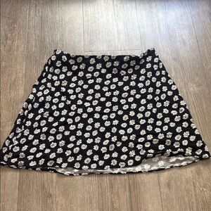 Primark Black and White A-Line Mini Skirt